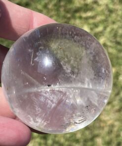 Large Clear Quartz crystal ball from Brazil
