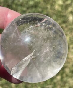 Large Clear Quartz ball from Brazil