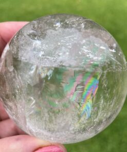 Large Clear Quartz Sphere from Brazil