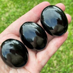 Gold Sheen Obsidian Palm stones