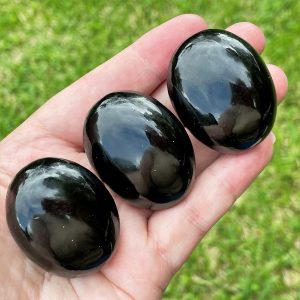 large Gold Sheen Obsidian tumbles