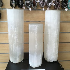 Cylindrical Selenite Lamps