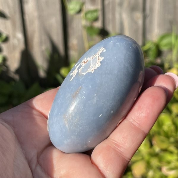 buy Angelite large tumble from Peru