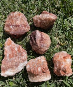 red calcite crystals