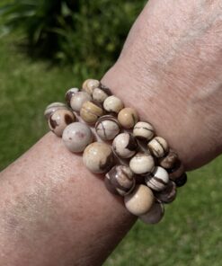 zebra stone bracelets