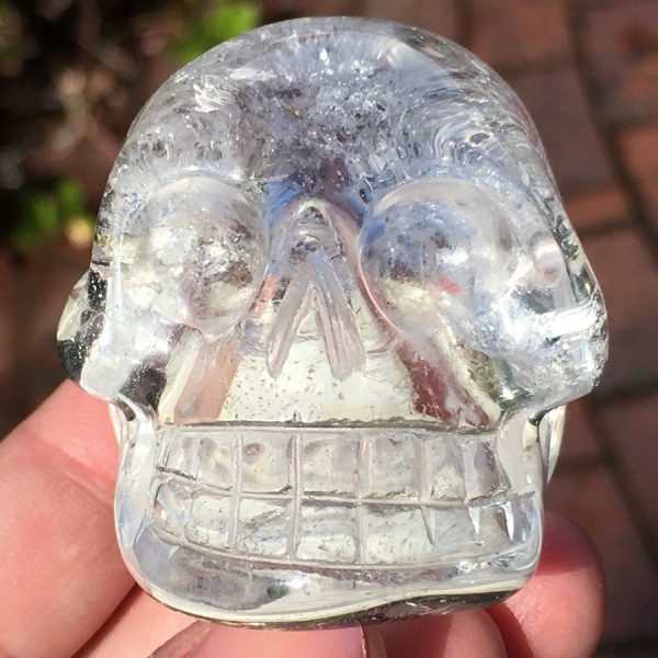 clear quartz skull great clarity