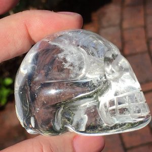 clear quartz skull great clarity