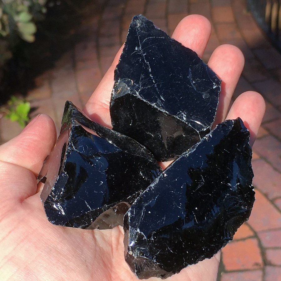 obsidian whiskey stones