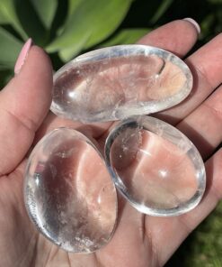 clear quartz pebbles