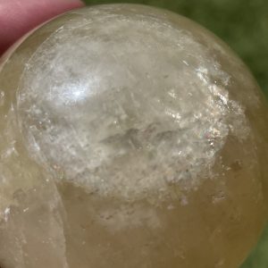 honey calcite ball from Mexico