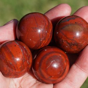 red jasper spheres
