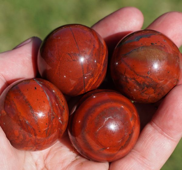 red jasper spheres