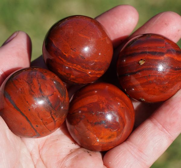 red jasper balls