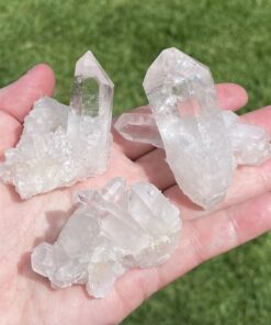 clear quartz cluster