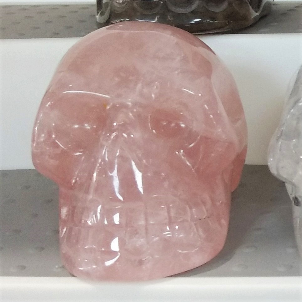 Rose Quartz skull