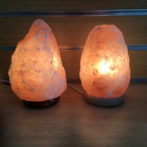 Himalayan Salt Lamp Lit