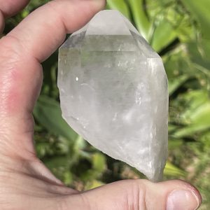 clear quartz point in tabby formation from Brazil