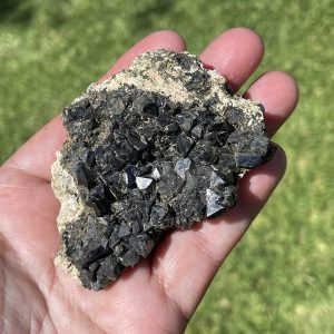 Magnetite cluster from Morocco