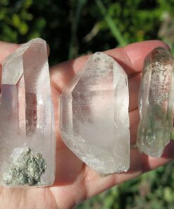 Chlorite in quartz points