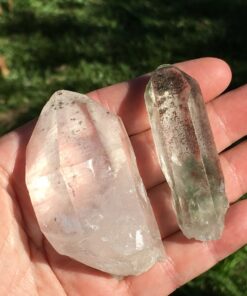RIGHT MIDDLE chlorite in quartz points