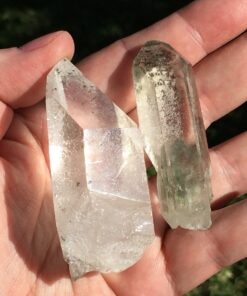 RIGHT MIDDLE chlorite in quartz points