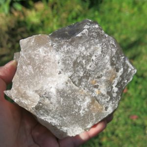 base of large smoky quartz point from Brazil