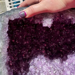 Top of the Amethyst Geode from Brazil