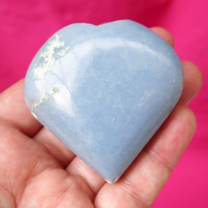 Angelite Heart from Peru
