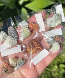 bags of zincite crystals from Poland