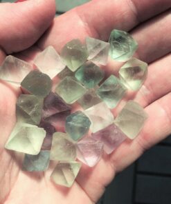 bags of fluorite octahedrons