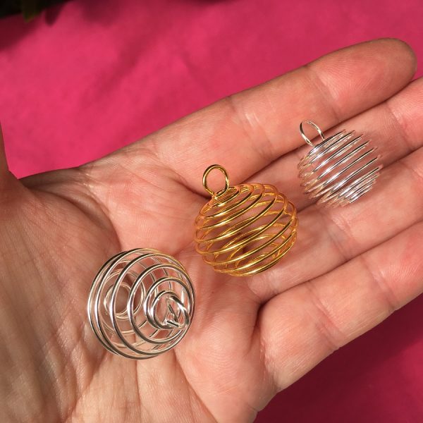 Buy Metal Spirals for your crystals