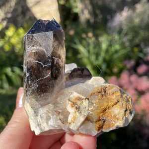 buy Smoky Quartz Point in orthoclase from Malawi