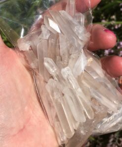 Bags of Small Clear Quartz Points - Mixed Size