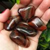 Red Tiger's Eye Tumbles - A grade