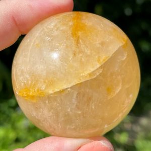 RIGHT golden healer quartz ball