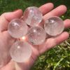 clear quartz spheres in small size