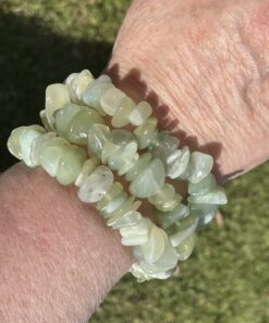 new jade large chip bracelet