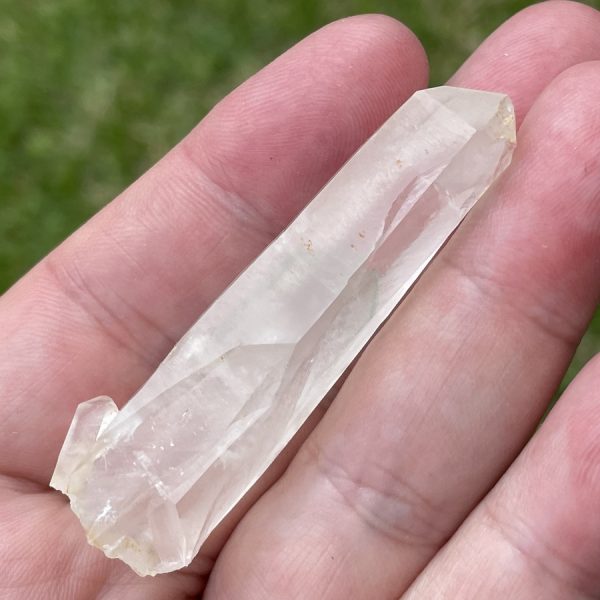 Celadonite in Quartz Point with Barnacle and Phantom