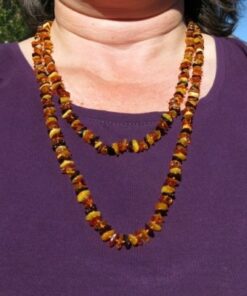 Very Long Baltic Amber Necklace