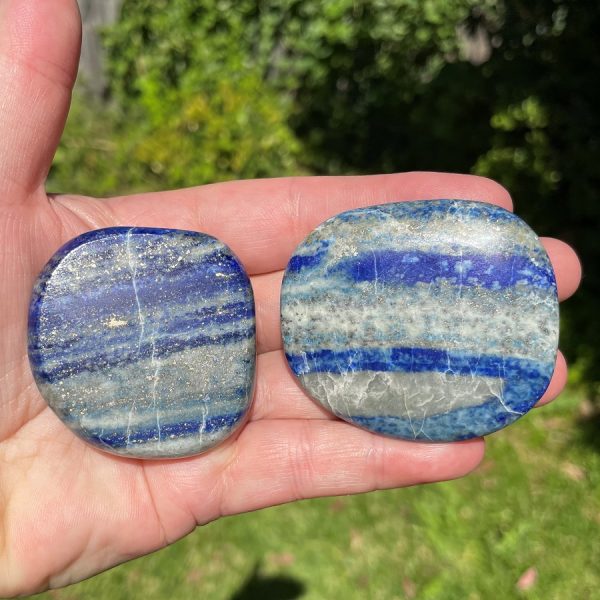 lapis lazuli flat stone