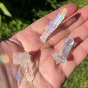 buy opal aura quartz clusters from USA in Australia