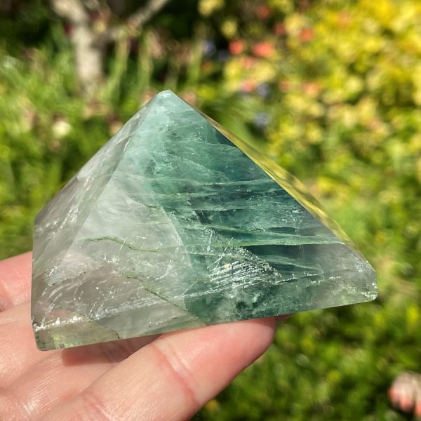 green Fluorite Pyramid