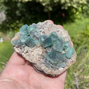 Green Fluorite Cluster Rogerley Mine UK