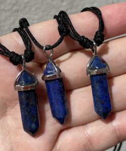 Lapis Lazuli Double Terminated Pendants