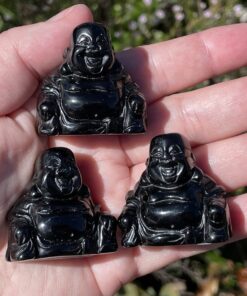 black obsidian buddha