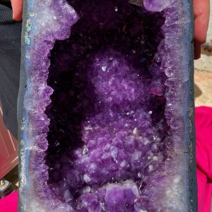 middle of amethyst cave from Brazil