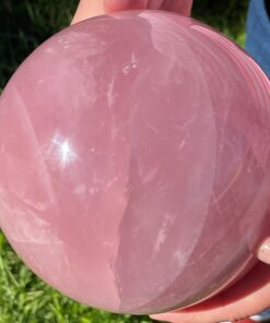 buy star rose quartz sphere from Madagascar in Australia