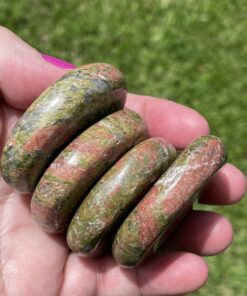 unakite flat stone from South Africa