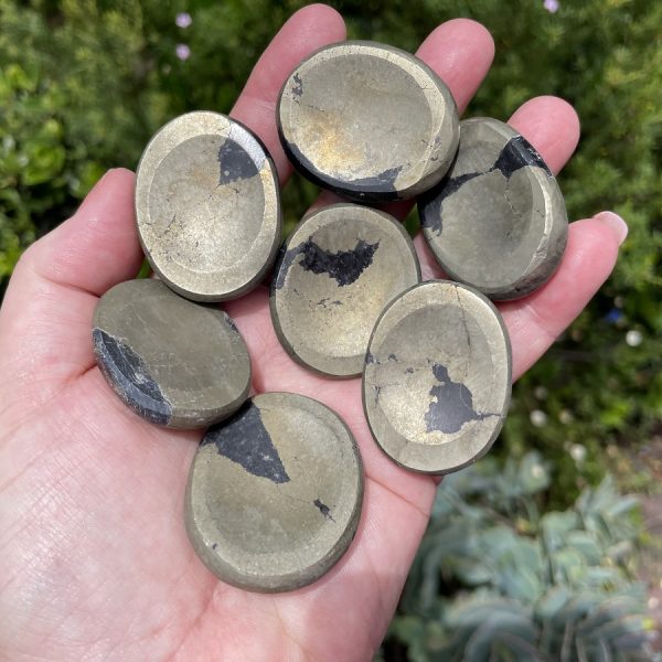 pyrite thumb stones