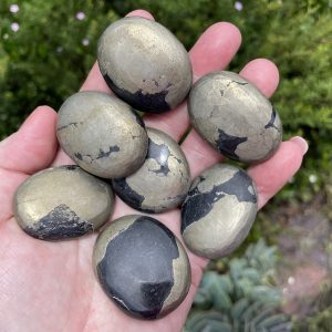 pyrite worry stones